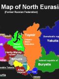 Карта будущей Северной Евразии, вариант сионо-демократов
