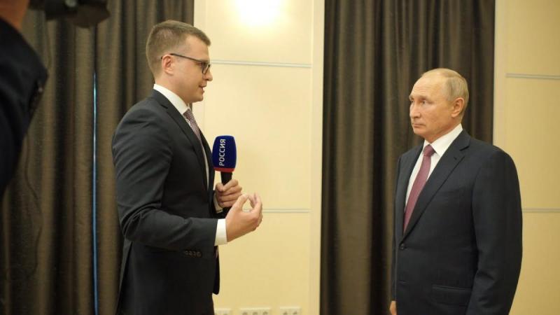 Интервью Владимира Путина телеканалу «Россия». Путин впервые оценил ситуацию в Карабахе