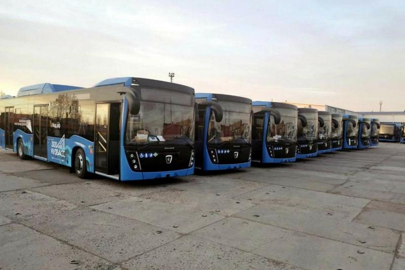 Кемерово получил 25 новых автобусов НефАЗ на газомоторном топливе в рамках нацпроекта