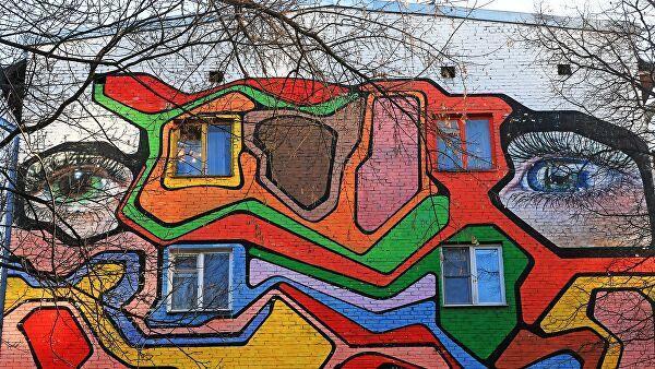 Граффити на домах в Москве Граффити на домах в Москве