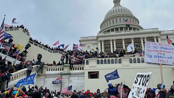 Акция протеста сторонников Д. Трампа в Вашингтоне Акция протеста сторонников Д. Трампа в Вашингтоне
