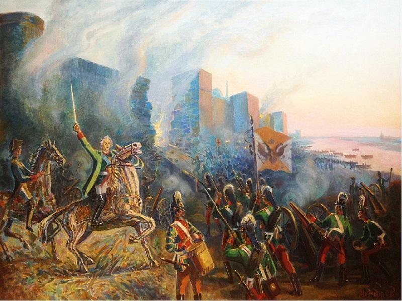 Русско-турецкие войны. Взятие Суворовым Измаила