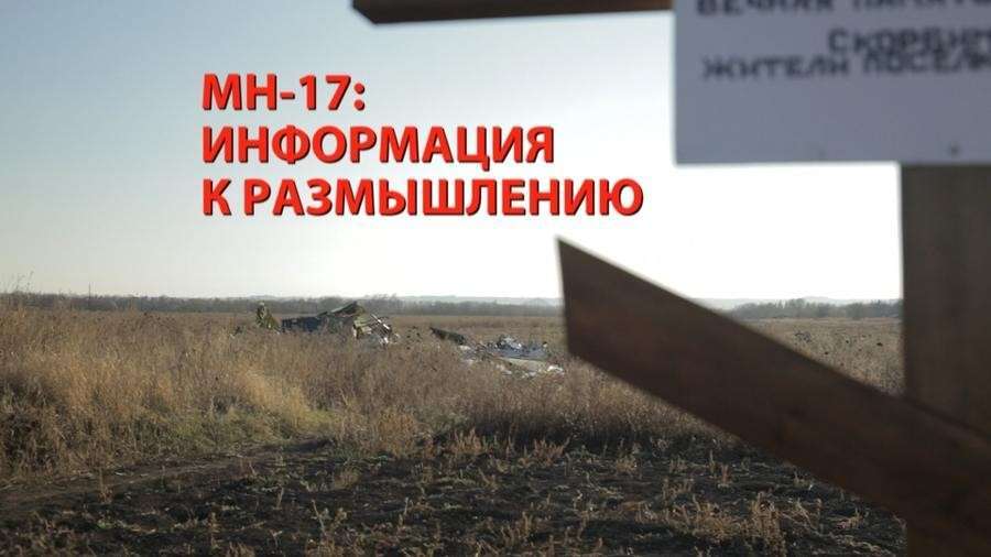 Премьера фильма «MH-17: Информация к размышлению» на RTД