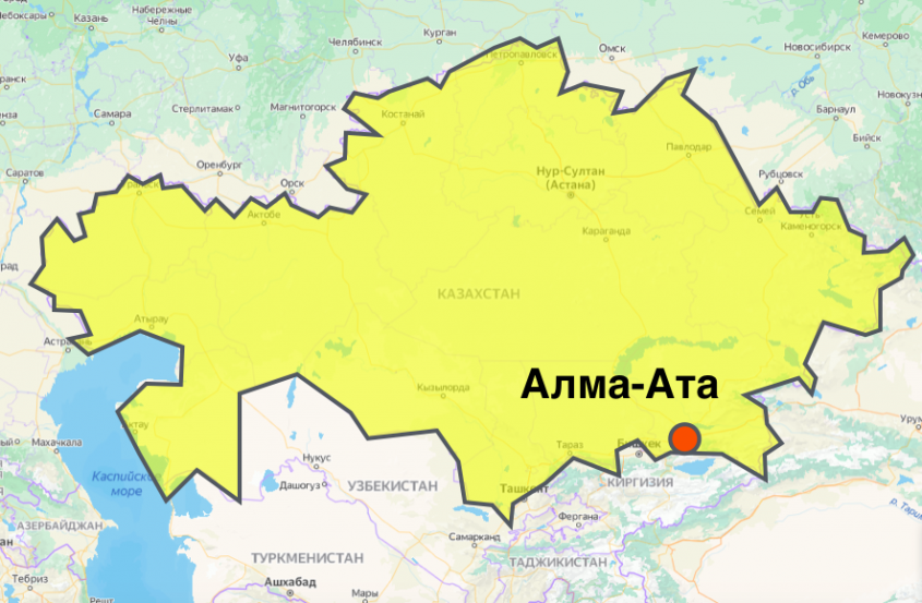 Какие города в Казахстане основаны русскими