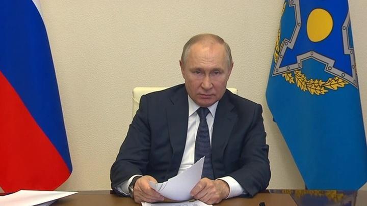 «Всем понятно»: Владимир Путин высказался о событиях в Казахстане