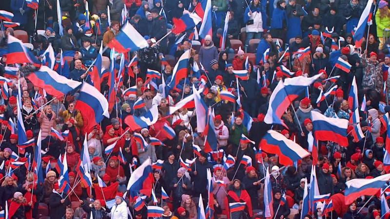 Годовщина воссоединения с Крымом. Как прошёл концерт-митинг в «Лужниках»