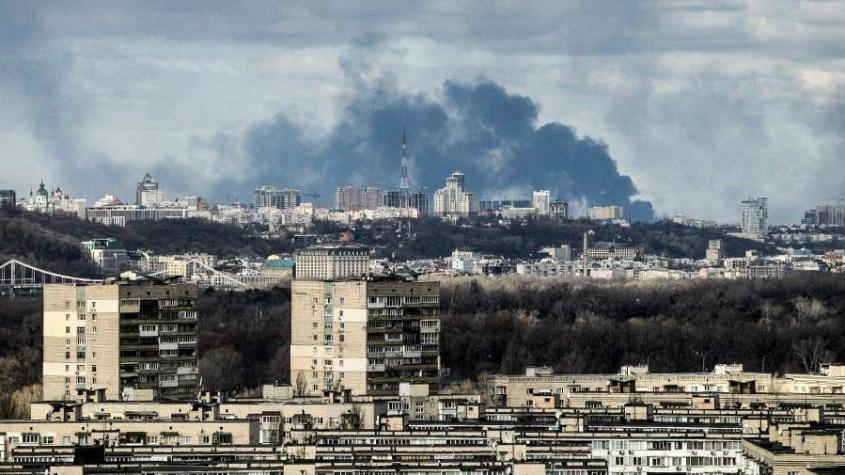 Киев под жидобандеровской оккупацией 24 марта 2024. Теперь-то прилетит? P.S. уже летит