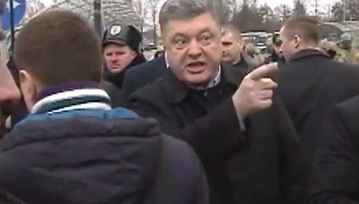 Самозванец Порошенко пригрозил протестующим сотрудникам Борисполя репрессиями
