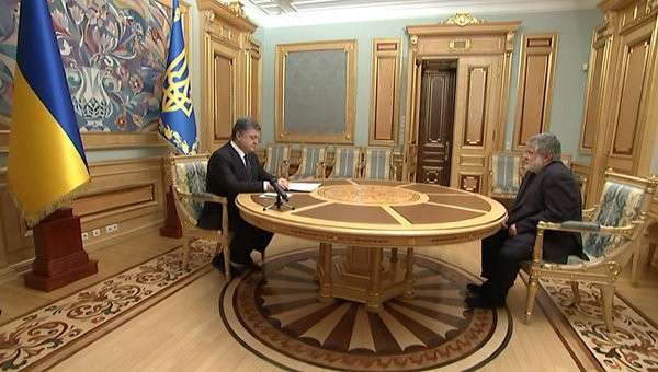 Коломойский поблагодарил Порошенко за сотрудничество после своей отставки. Архивное фото Коломойский поблагодарил Порошенко за сотрудничество после своей отставки. Архивное фото