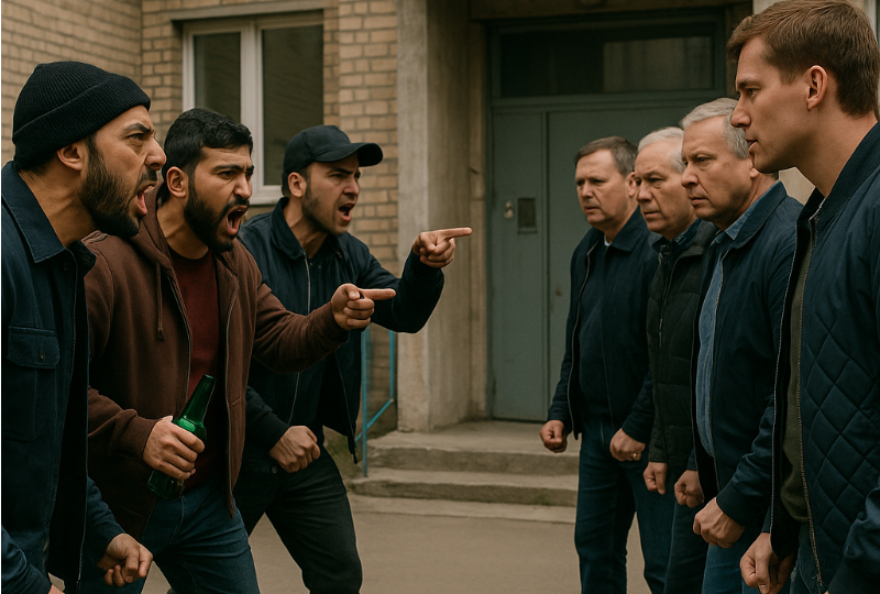 В Люберцах жители, устав терпеть выходки таджиков, взяли правосудие в свои руки. Ни один не ушел