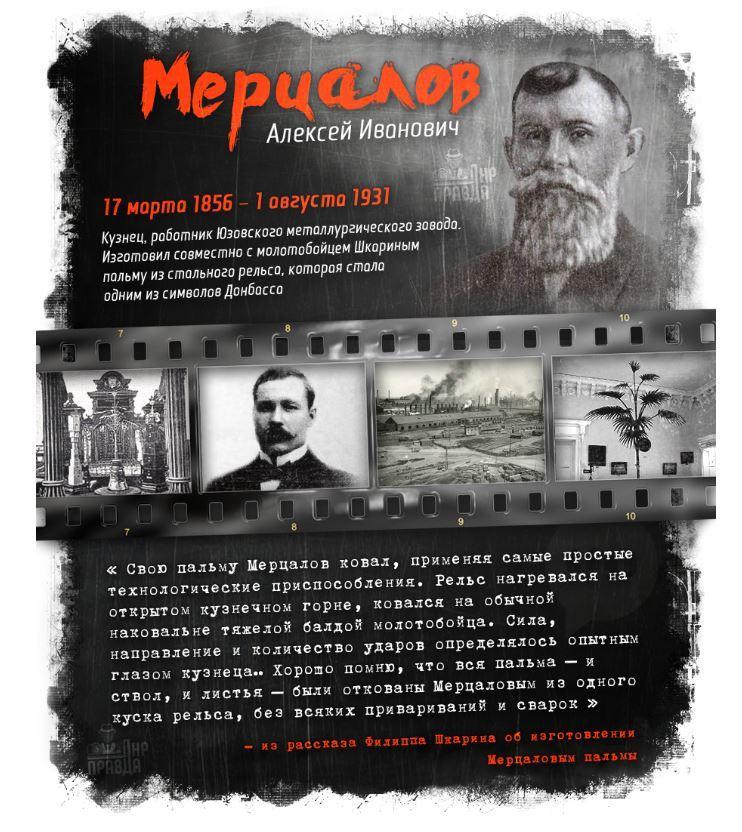 Кузнец Мерцалов и его удивительная пальма из стального рельса