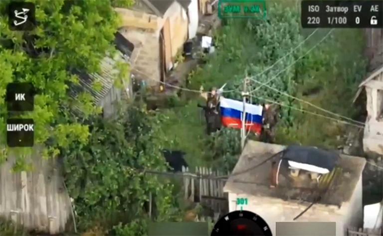 На фото: освобожденная Червона Зирка в ДНР.