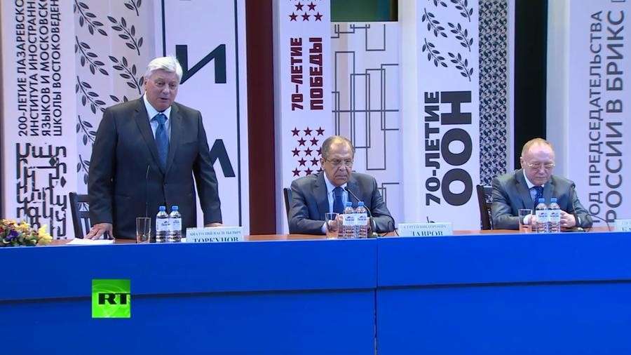 Встреча Сергея Лаврова со студентами МГИМО — прямая трансляция
