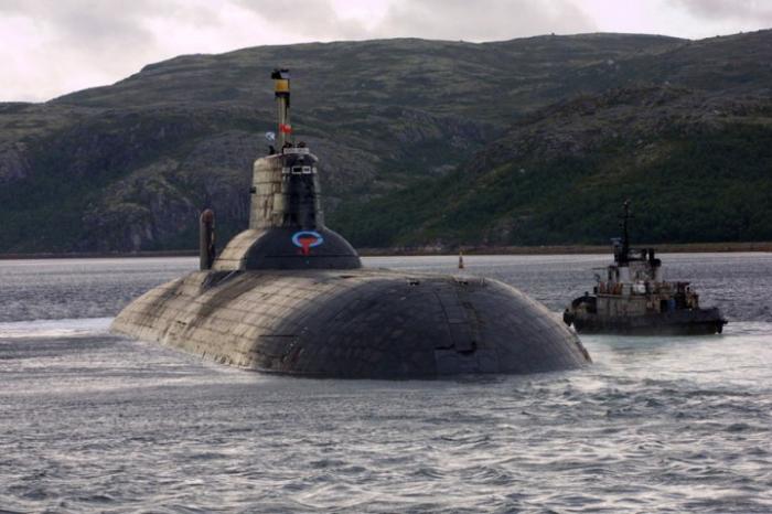 ВМФ России вывел на учения самую большую атомную подлодку в мире
