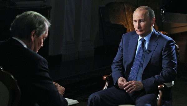 Президент РФ В.Путин дал интервью американскому журналисту для телеканалов CBS и PBS Президент РФ В.Путин дал интервью американскому журналисту для телеканалов CBS и PBS