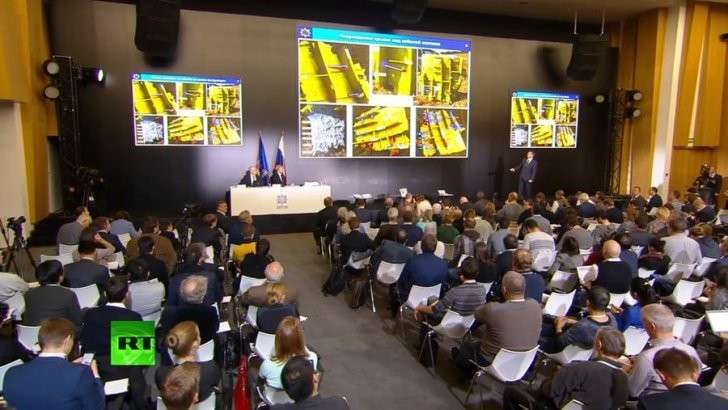 Пресс-конференция концерна «Алмаз-Антей» по причинам крушения Боинг MH17
