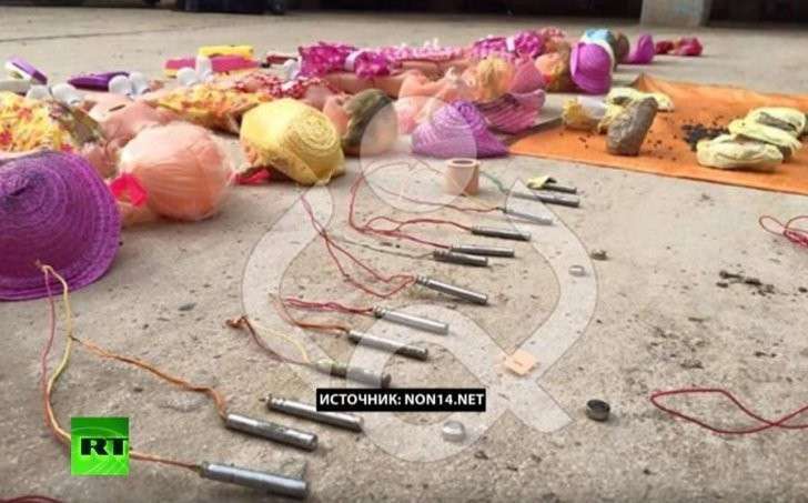 ИГИЛ (ISIS) начиняет бомбами детские куклы - совсем как США в Афганистане