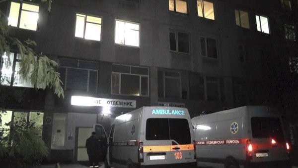 Больница в Севастополе во время отключения электроэнергии в Крыму, 22 ноября 2015 Больница в Севастополе во время отключения электроэнергии в Крыму, 22 ноября 2015