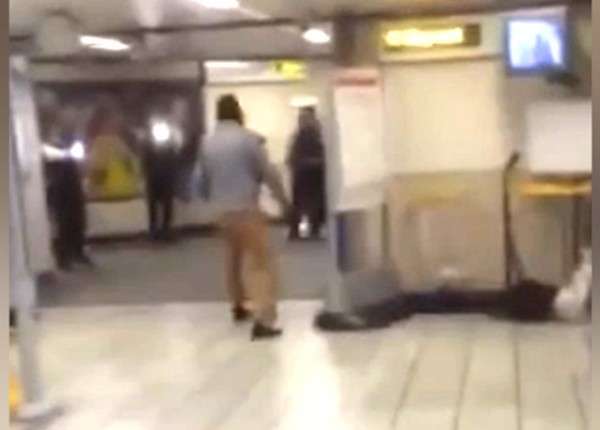 Погоню за лондонским террористом сняли на видео