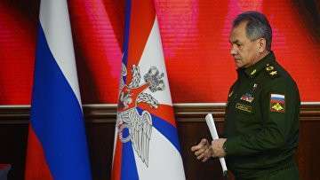 Министр обороны РФ Сергей Шойгу на расширенном заседании коллегии Министерства обороны РФ Министр обороны РФ Сергей Шойгу на расширенном заседании коллегии Министерства обороны РФ