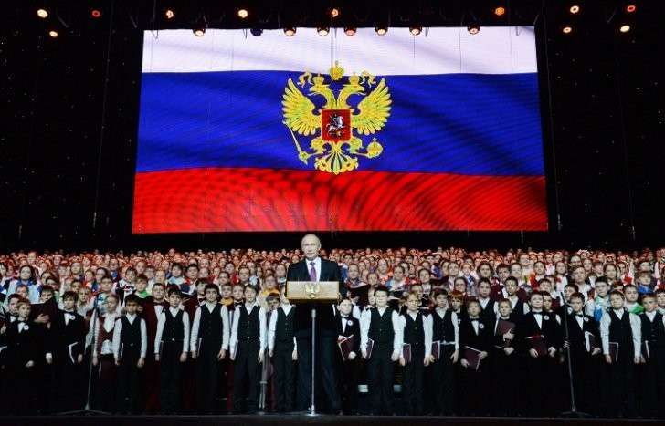 Владимир Путин на новогоднем приёме в Кремле отметил сплочённость российского народа