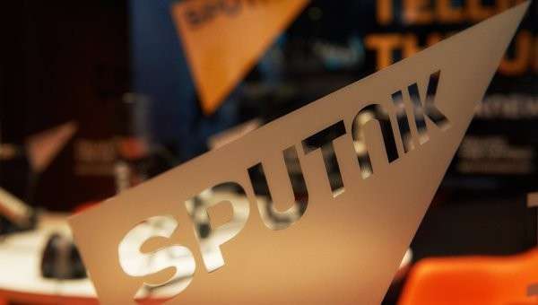 Павильон международного информационного бренда Спутник перед открытием Петербургского международного экономического форума 2015 Павильон международного информационного бренда Спутник перед открытием Петербургского международного экономического форума 2015