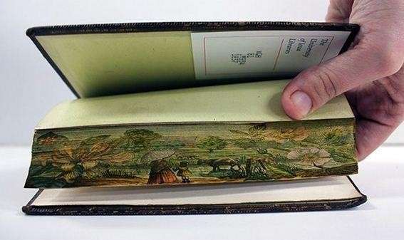 Fore-edge painting -    .