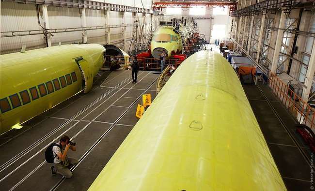 Как собирают Sukhoi Superjet 100 в Комсомольске-на-Амуре: фото