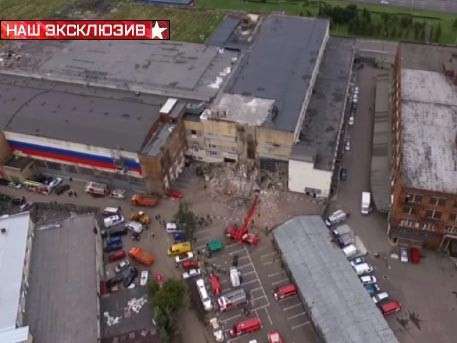 Пятиэтажка в Москве обрушилась на 100 квадратных метрах