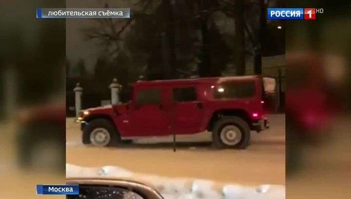 В Москве арестован очередной недоумок - водитель «Хаммера», лихачивший у МГУ