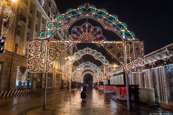 Невероятно крутая Москва, украшенная к Новогодним праздникам