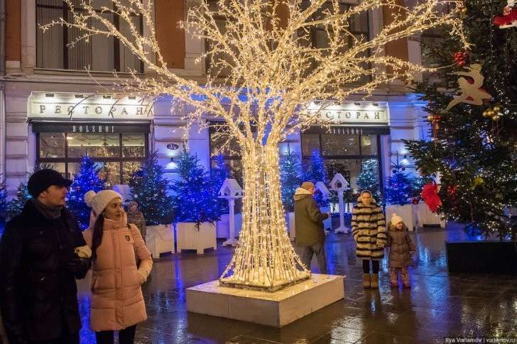 Невероятно крутая Москва, украшенная к Новогодним праздникам