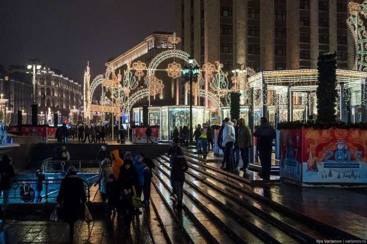 Невероятно крутая Москва, украшенная к Новогодним праздникам