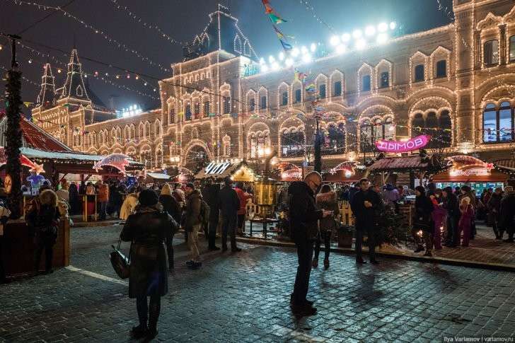 Невероятно крутая Москва, украшенная к Новогодним праздникам