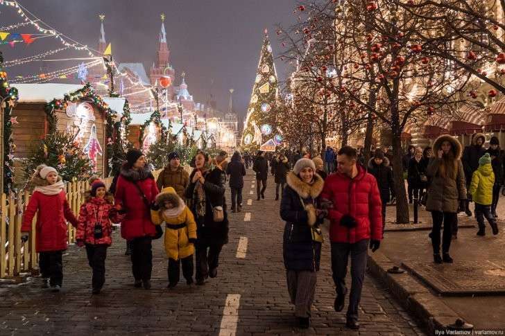Невероятно крутая Москва, украшенная к Новогодним праздникам