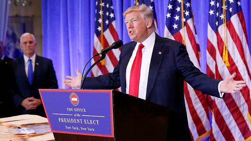Первая пресс-конференция избранного президента США Дональда Трампа. Прямая трансляция. Прямая трансляция