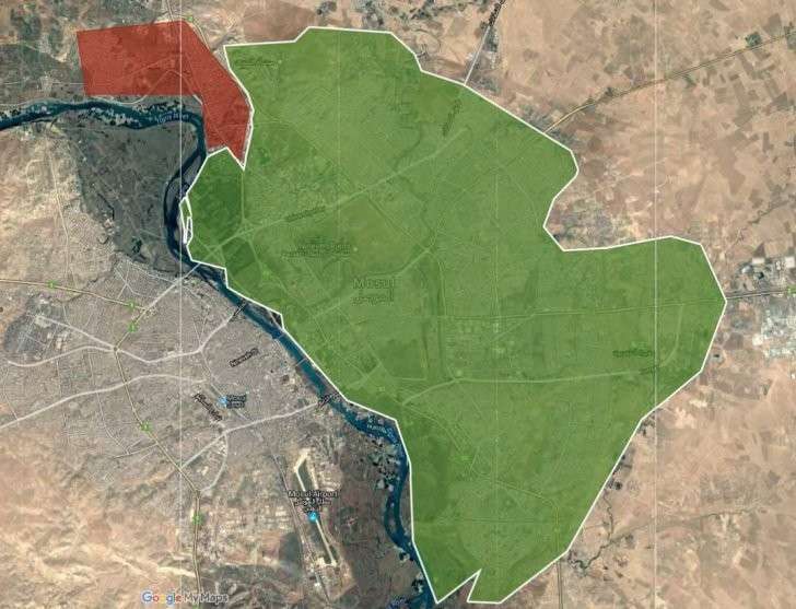 Военная обстановка в Ираке: Освобождение восточного Мосула