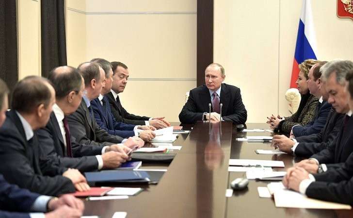 Совещание с постоянными членами Совета Безопасности.