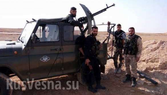 Под русским флагом Армия Сирии прорывает оборону ИГИЛ и готовится к штурму Пальмиры вместе с ВКС РФ (ФОТО, ВИДЕО) | Русская весна