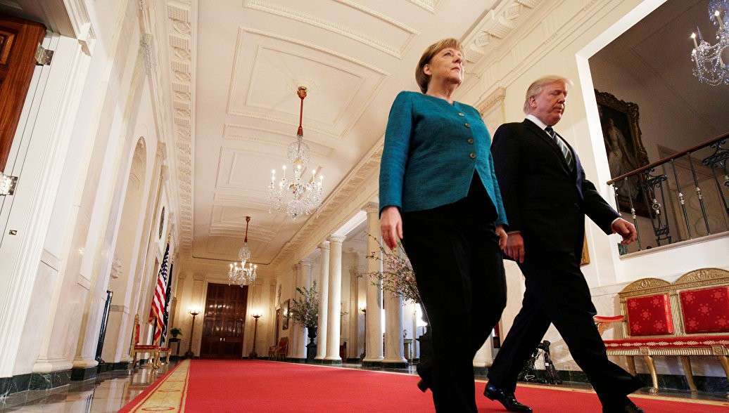 Дональд Трамп выставил Ангеле Меркель счет на 375 миллиардов долларов