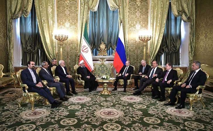 Встреча с Президентом Ирана Хасаном Рухани.