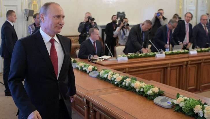 Владимир Путин на ПМЭФ ответил на вопросы руководителей международных информагентств
