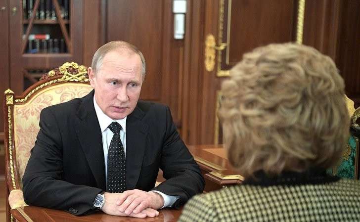 С Председателем Совета Федерации Валентиной Матвиенко.