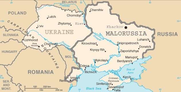 Историческая территория Малороссии Историческая территория Малороссии