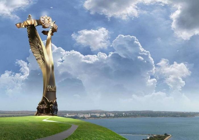 Стела возле Керченского моста станет одной из главных достопримечательностей Крыма