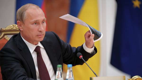 Владимир Путин: О прекращении огня Киев должен договариваться с Новороссией