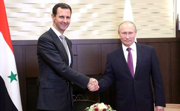 С Президентом Сирийской Арабской Республики Башаром Асадом.