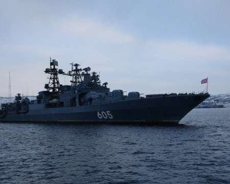 Отряд кораблей СФ РФ идёт к арктической базе ВМФ на Новосибирских островах Отряд кораблей СФ РФ идёт к арктической базе ВМФ на Новосибирских островах