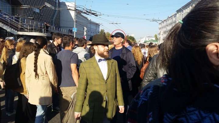 Майдановские собаки Теффта на «Марше предателей» в Москве Майдановские собаки Теффта на «Марше предателей» в Москве
