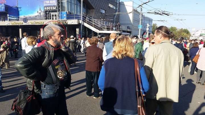 Майдановские собаки Теффта на «Марше предателей» в Москве Майдановские собаки Теффта на «Марше предателей» в Москве